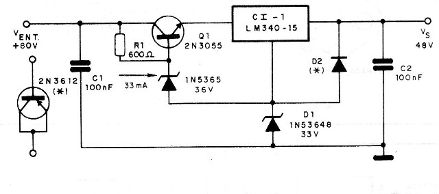 Figura 7 - Circuito con pre-reducción de tensión
