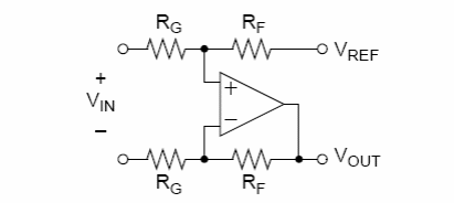 Figura 3 - Amplificador diferencial, utilizando 4 resistores.
