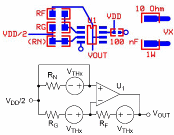 Figura 11 - Resistencia en corto para desbalancear térmicamente el circuito.
