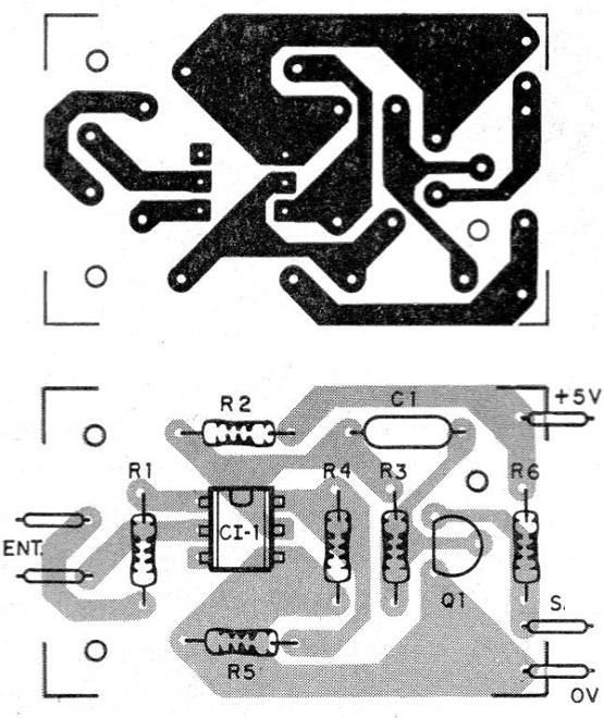 Figura 3 - Disposición de los componentes en una placa de circuito impreso
