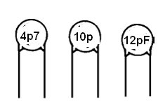  Figura 74 - Códigos de capacitores cerámicos
