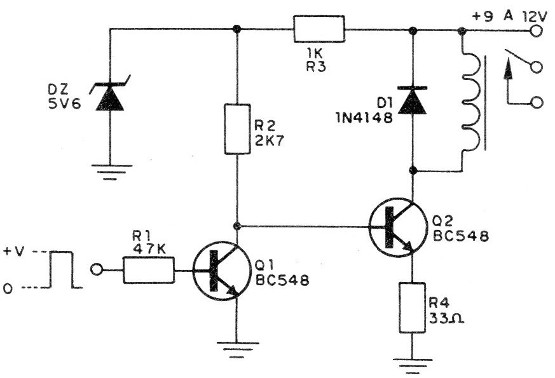 Figura 3 - Circuito con dos transistores

