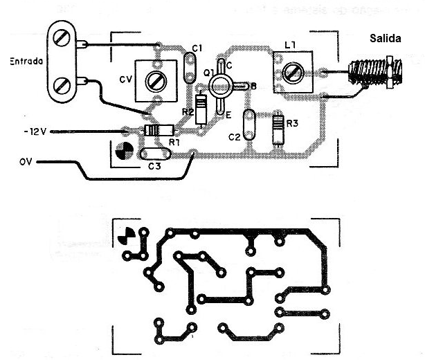 Figura 2 - Placa de circuito impreso del reforzador
