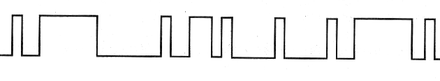 Figura 6 - Patrón aleatorio generado por el circuito.
