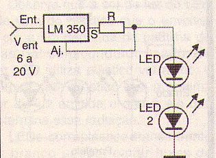 Figura 17 - Fuente de corriente constante con circuito integrado.
