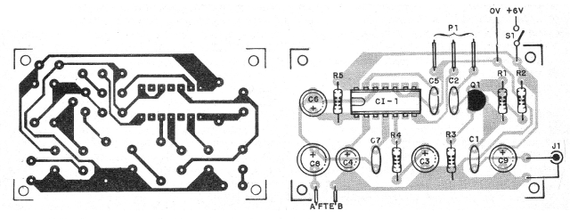 Figura 7 - Placa de circuito impreso para la versión integrada
