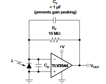 Figura 7 - Amplificador de transimpedancia
