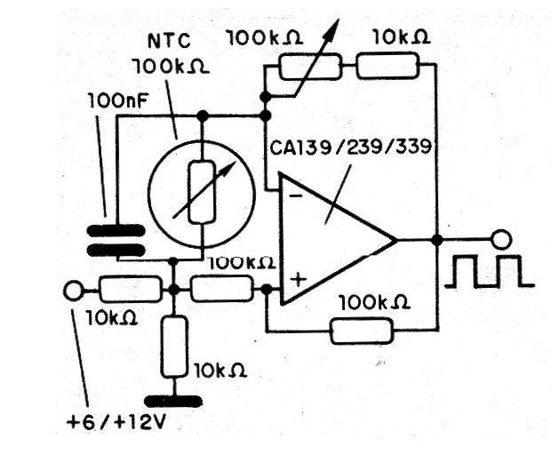 Figura 13 - Oscilador disparado por la temperatura
