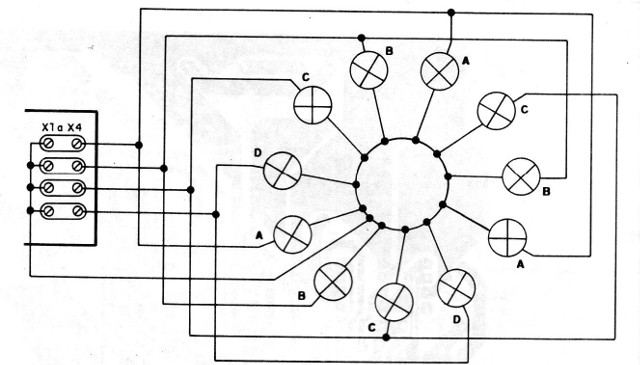 Figura 8 - Circuito cerrado de lámparas
