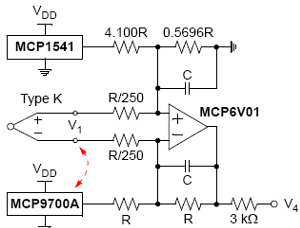 Figura 9 - Otra configuración para par-termoeléctrico con circuito regulador de tensión.
