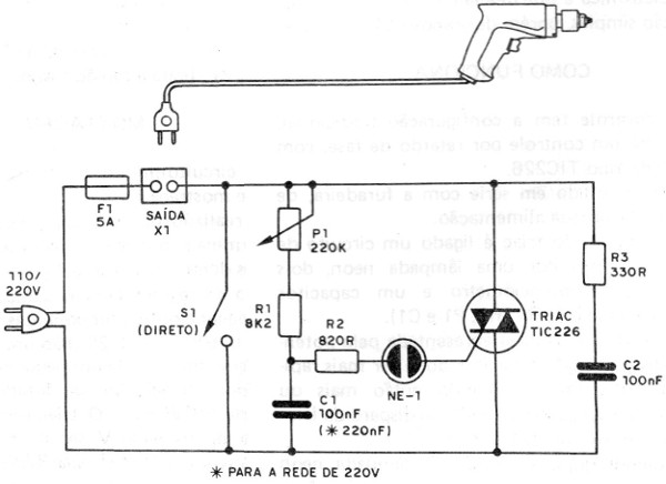 Figura 2 - Circuito completo del control
