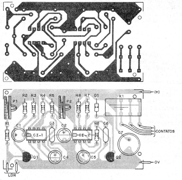    Figura 5 - Sugerencia de placa de circuito impreso para el montaje
