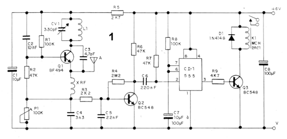 La placa de circuito impreso se muestra en la figura 2.
