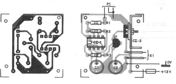 Figura 3 - Disposición en una placa de circuito impreso
