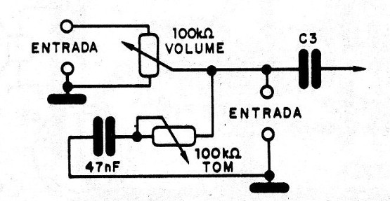   Figura 2 - Control de volumen y tono
