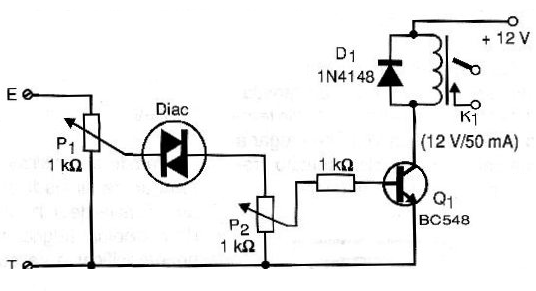 Figura 18 – Sensor de tensión mediante DIAC
