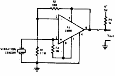 Amplificador remoto de transductor de vibración 
