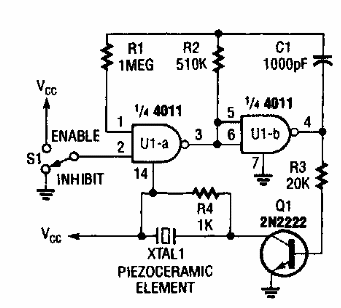 Shield piezoeléctrico CMOS 
