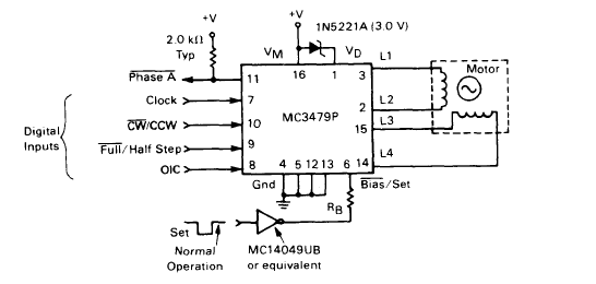 Control de motor MC3479P 
