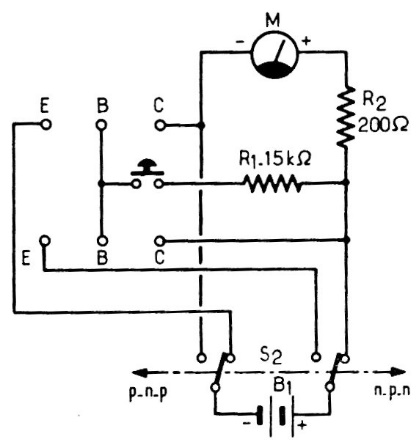 Probador de transistores simple 
