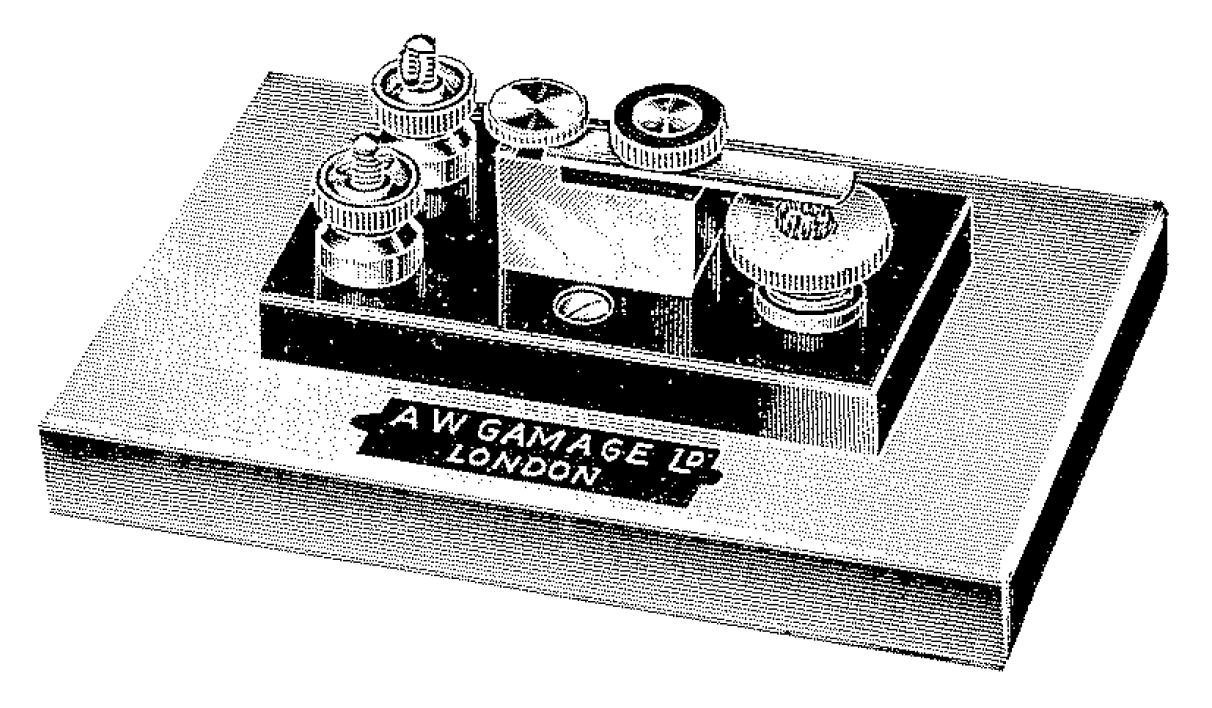 Antigo receptor com detector de carborundum (imagem da Wikimedia de 1923 já em domínio público)
Antigo receptor com detector de carborundum (imagem da Wikimedia de 1923 já em domínio público)