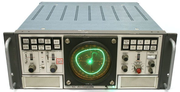Figura 3 - Vetorscope analizando la señal PAL
Figura 3 - Vetorscope analizando la señal PAL