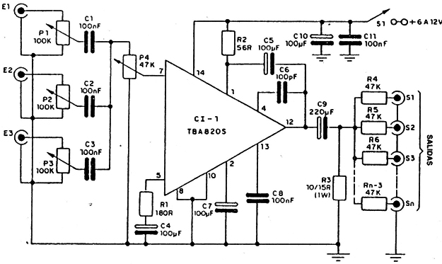 Mixer Difusor de Sonido (ART206S)