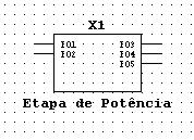 Figura 1 - un bloque que es una etapa de salida.
Figura 1 - un bloque que es una etapa de salida.