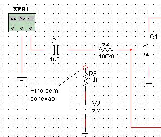 Figura 14 - Aviso que indica el pin sin conexión.
Figura 14 - Aviso que indica el pin sin conexión.