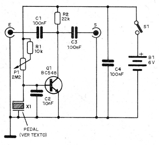 Figura 3 - Diagrama completo del pedal
Figura 3 - Diagrama completo del pedal