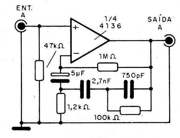 Figura 7 - Preamplificador RIAA
