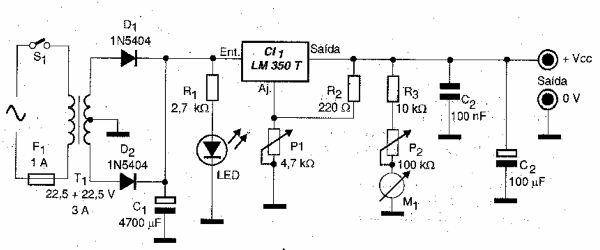   Figura 93 – Fuente 1,2 V a 24 V x 3 A
