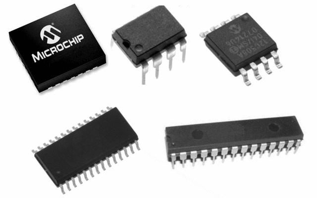 Figura 182 – Cubiertas de algunos microcontroladores PIC
