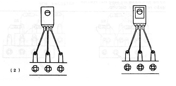 Figura 2 - Transistores montados invertidos.
Figura 2 - Transistores montados invertidos.