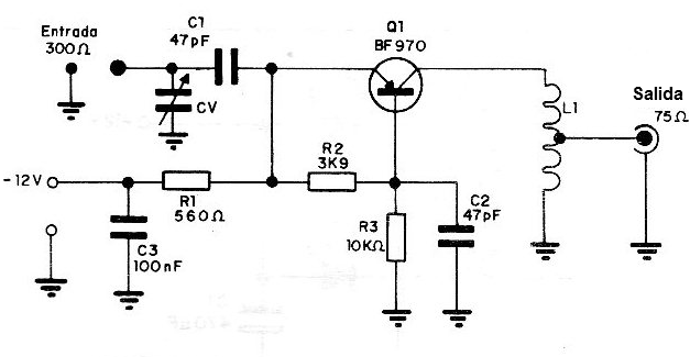Figura 1 - Diagrama del reforzador
Figura 1 - Diagrama del reforzador