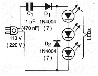 Nuevos Circuitos para LEDs en 110V y 220V (ART847S)