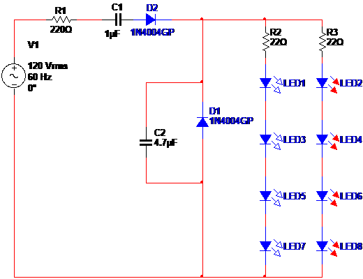 Figura 6 - Capacitor para evitar el efecto estroboscópico
