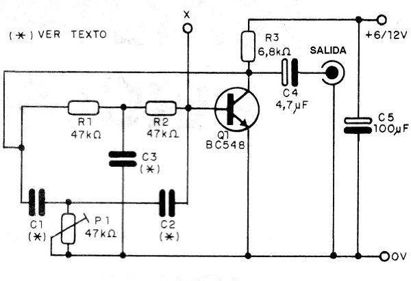 Figura 5 - Diagrama del primer oscilador
Figura 5 - Diagrama del primer oscilador