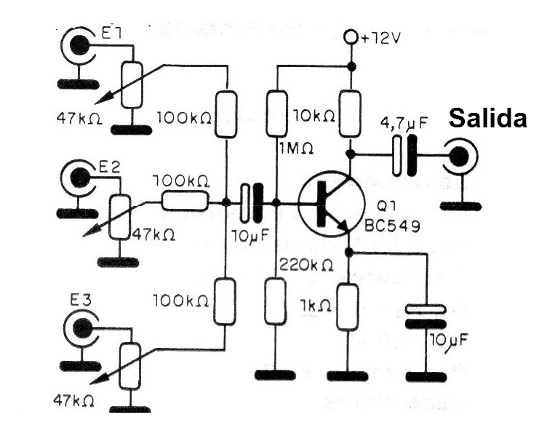 Figura 10 - Mezclador para varios generadores

