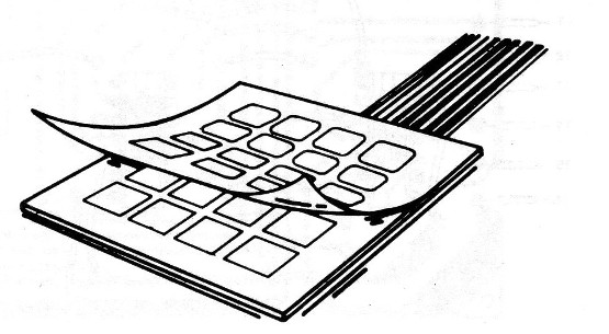 Figura 15 - Teclado flexible
Figura 15 - Teclado flexible