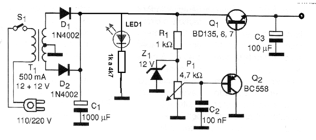 Figura 7 - LED en la fuente de alimentación
