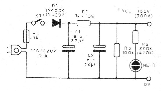 Figura 1 - Circuito completo de la fuente
