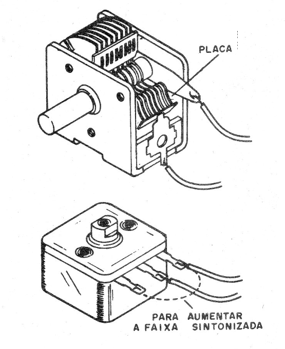 Figura 4 - Conexión del capacitor
Figura 4 - Conexión del capacitor