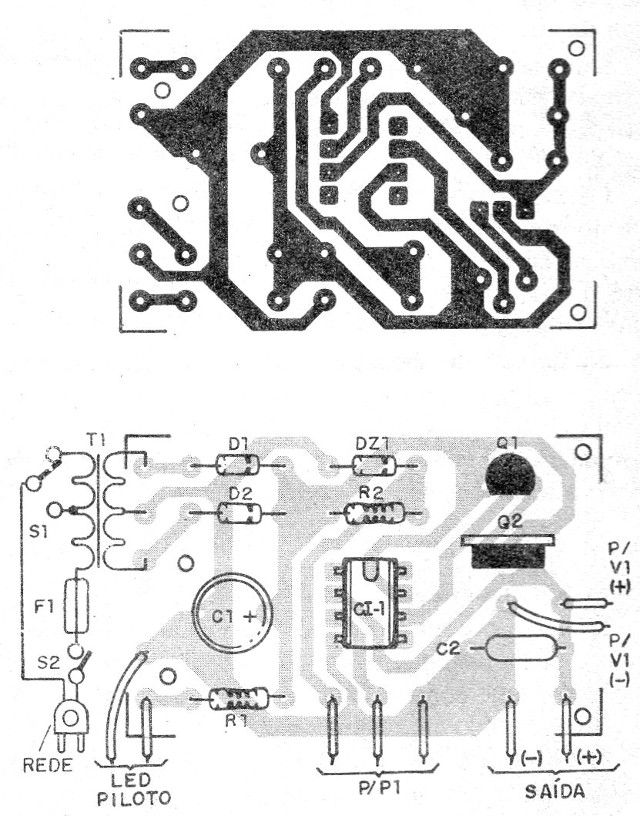 Figura 2 - Montaje en placa de circuito impreso
Figura 2 - Montaje en placa de circuito impreso