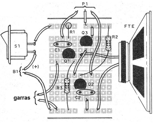 Figura 6 - Montaje en matriz de contactos
