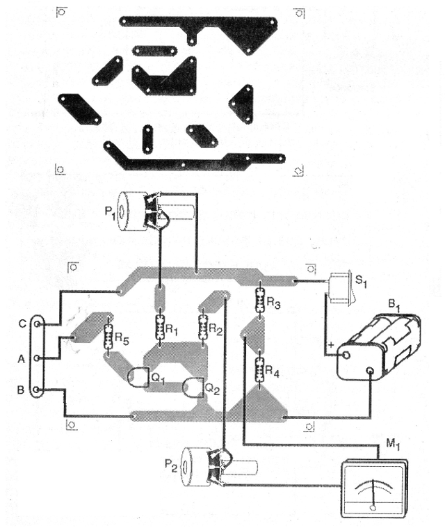 Figura 8 - Placa de circuito impreso para el montaje
