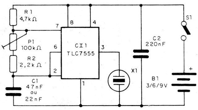   Figura 1 - Diagrama del espanta-mosquitos
