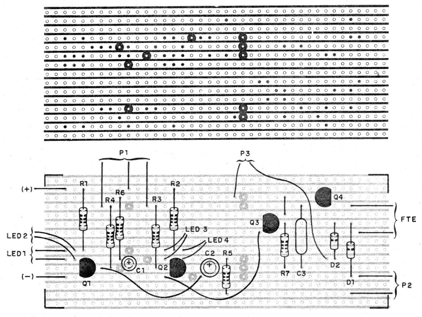 Figura 3 - Montaje en placa universal
Figura 3 - Montaje en placa universal
