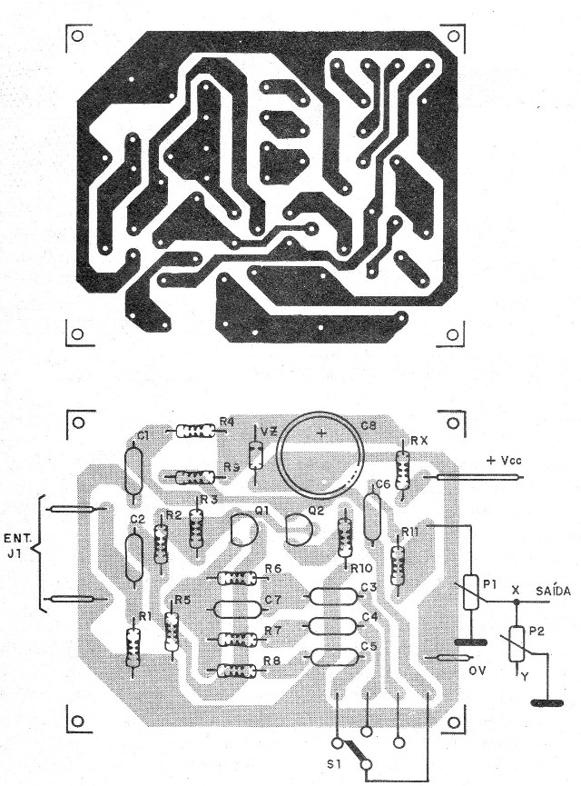 Figura 8 - Placa para el preamplificador
