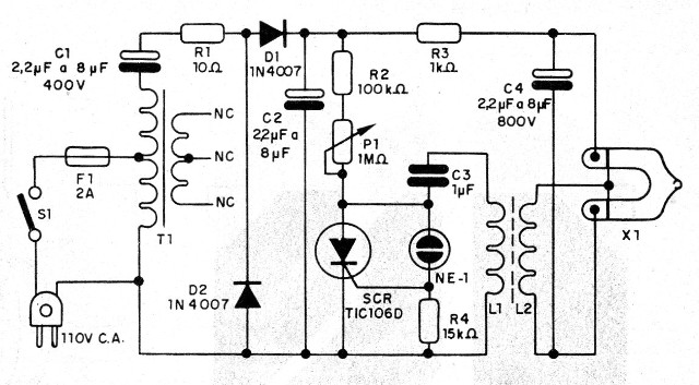    Figura 5 - Versión para 110 V
